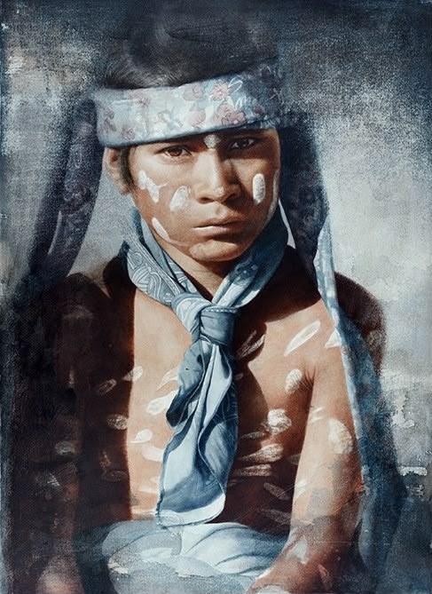 Old Soul. Watercolour, Patricia Guzmán.