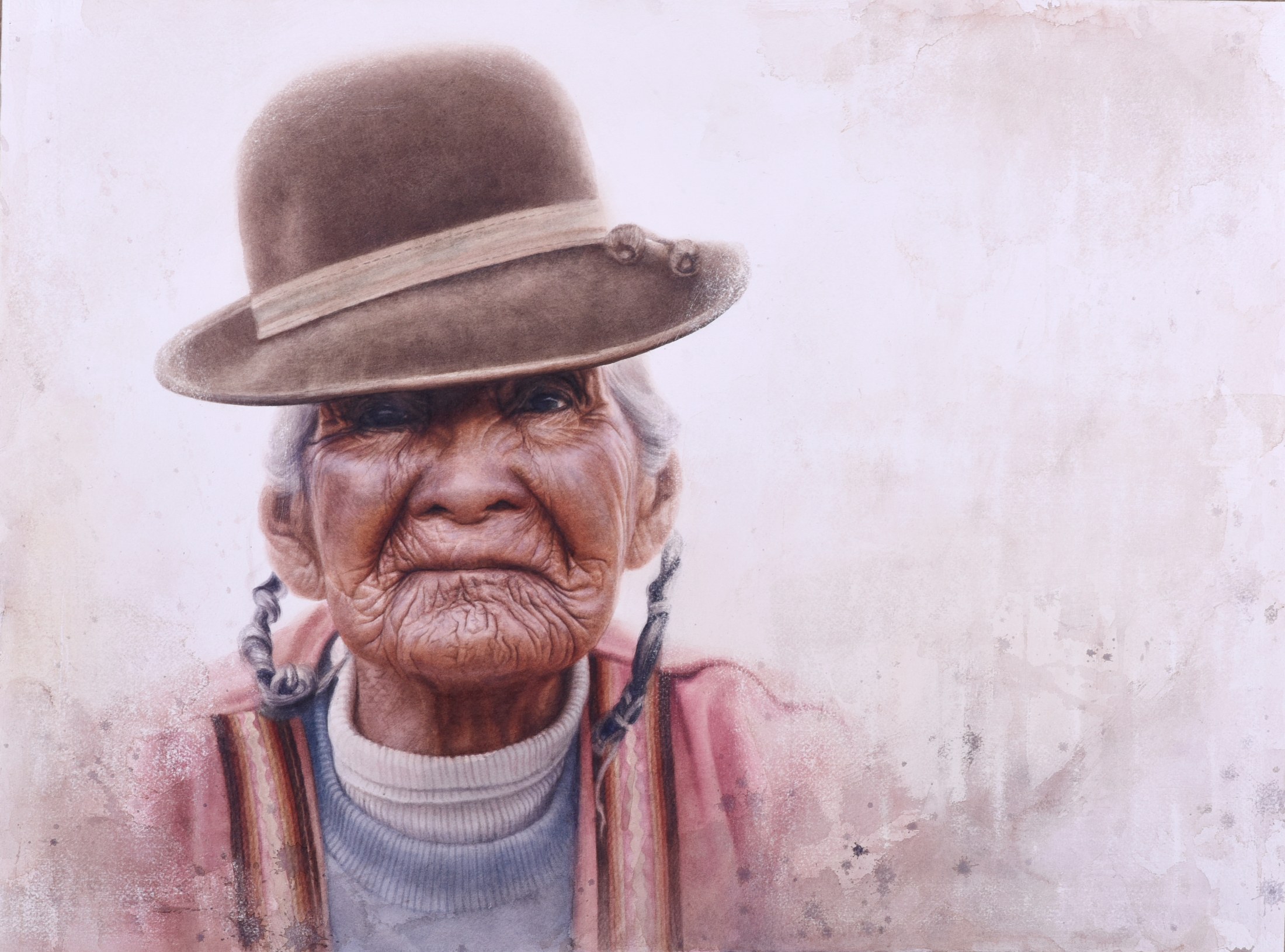 Trust, 54 × 74 cm. Watercolour, Patricia Guzmán.