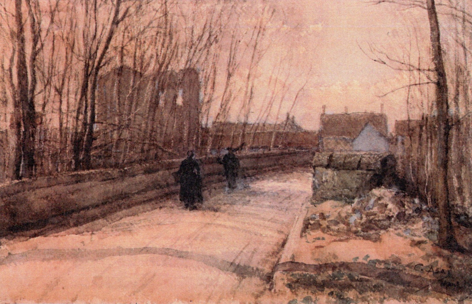 Asai Chū (1856–1907), The Gray Bridge, 1902. Collection of the Ishibashi Foundation, Bridgestone Museum of Art.